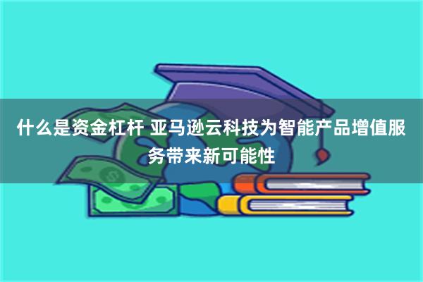 什么是资金杠杆 亚马逊云科技为智能产品增值服务带来新可能性